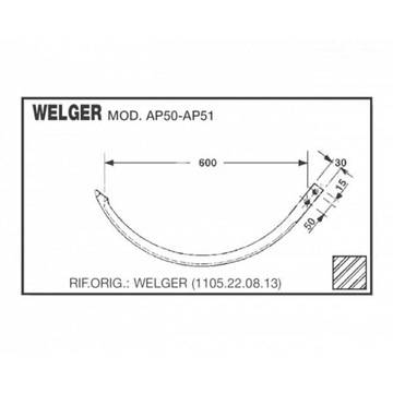 IGŁA PRASY WELGER AP50 , AP51