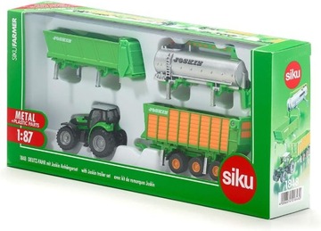 Zestaw rolniczy Deutz Fahr Joskin Model 1/87 SIKU