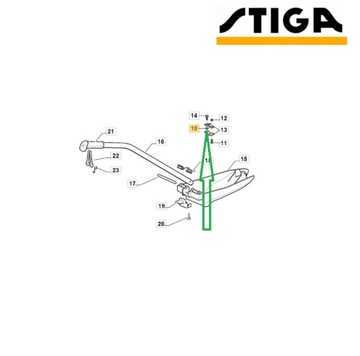 ВТУЛКА ШАЙБА ДЛЯ STIGA ALPINA SOLO ISEKI GGP 22170600/0 ОРИГИНАЛ