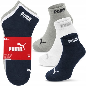 Skarpety Męskie PUMA Zakostki Bawełniane Unisex