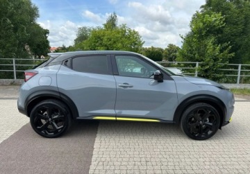 Nissan Juke II Crossover 1.0 DIG-T 114KM 2022 Nissan Juke 1.0 benzyna, KIIRO, JAK NOWY Niski Przebieg Benzyna 114KM, zdjęcie 4