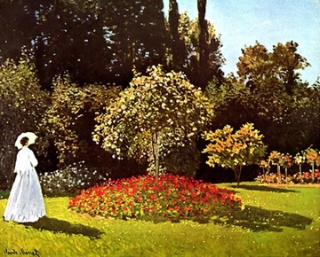 Re Claude Monet Women in the Garden I 80x60 obraz
