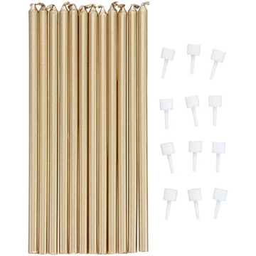 Свечи на день рождения Wilton 15см 12 шт.