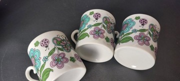 3 шт., старые керамические маленькие чашки, чашки