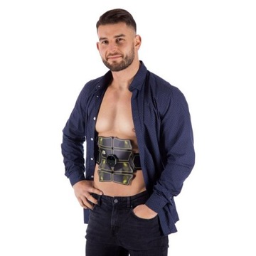 ЭЛЕКТРОСТИМУЛЯЦИОННЫЙ массажер для мышц живота и бицепса.