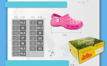 3Kamido Детские тапочки CROCO, тип Кроксы ЭВА, Розовый 30