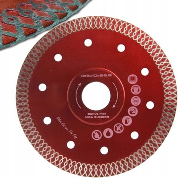 TARCZA DIAMENTOWA RAPID 125mm CIĘCIA GRESU PŁYTEK