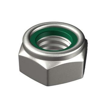 NAKRĘTKA M20 z WKŁADKĄ OCYNK kl. 8.8 DIN985 - 1kg