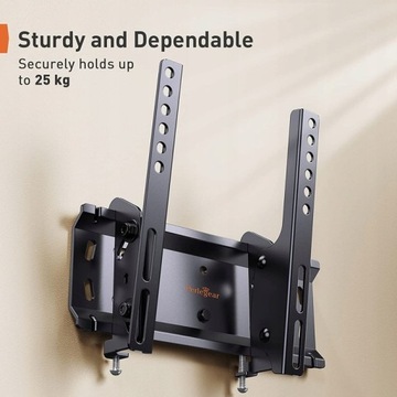 PERLEGEAR PGST02 Наклонное настенное крепление для телевизора 13–42 дюйма 75X75 ДО 200X200 ДО 25 КГ