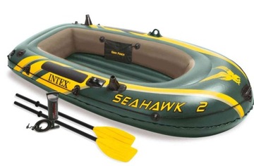 Ponton Seahawk 2-osob wiosła pompka 68347 INTEX