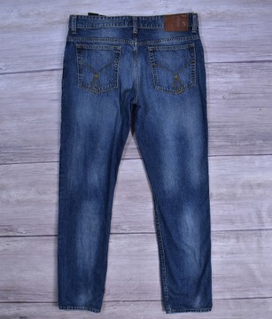 CALVIN KLEIN Jeansy Męskie Slim Straight W33 L34