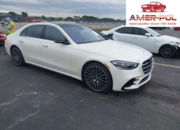 Mercedes Klasa S W223/V223 2022 Mercedes-Benz Klasa S 580 4Matic 2022 4.0 Benzyna 496KM