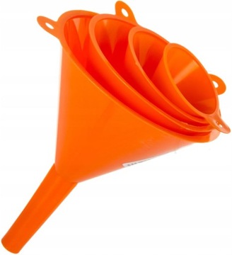 FORCH LEJEK LEJKI ZESTAW PLASTIKOWYCH LEJKÓW 4SZT