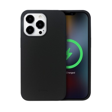 Etui iPhone 13 Pro MagSafe czarne Crong Color Cover Magnetic