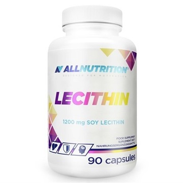 ALLNUTRITION LECITHIN 90 KAP PAMIĘĆ KONCENTRACJA WĄTROBA TRAWIENIE ZDROWIE