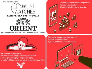 ЧАСЫ-КАЛЕНДАРЬ МНОГОЛЕТНИЙ ORIENT с гравировкой