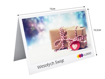 Рождественские открытки для предприятий PŁ + конверт