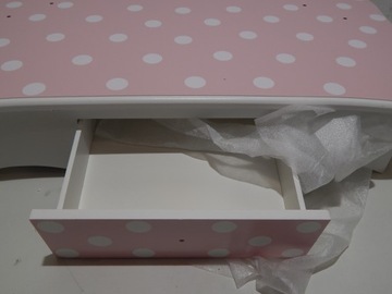 Туалетный столик Teamson со стулом Pink White Dots 63 x 100 x 29 см