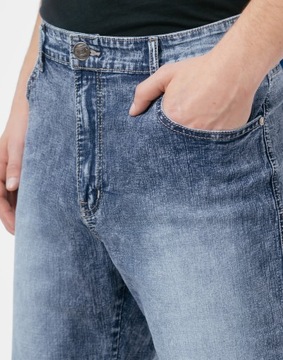 Krótkie Spodnie Jeans Spodenki Szorty Męskie Cienki Dżins Lato 19002 106 cm