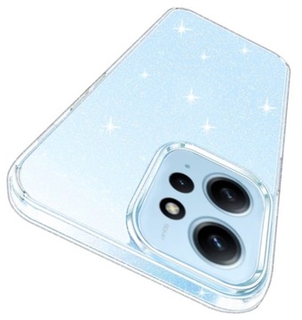 ЧЕХОЛ С БЛЕСКАМИ для Xiaomi Redmi Note 12 + Стекло 9