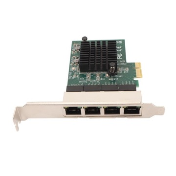 Karta sieciowa PCIe X1 Profesjonalna 4-portowa