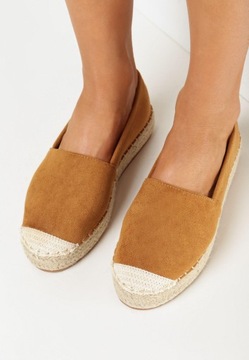 Born2Be Camelowe Espadryle damskie 39 Ekozamsz