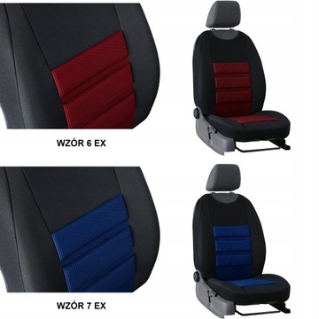 MATA TŁOCZONA 1 sztuka POKROWIEC NA FOTEL DO VW TOURAN 3