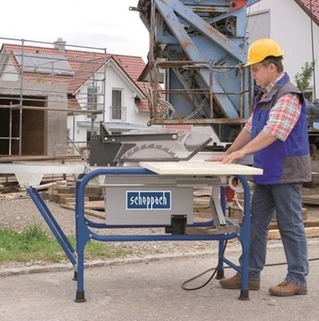 Мощная строительная настольная пила Циркулярная пила 4,5 кВт Scheppach ГЕРМАНИЯ