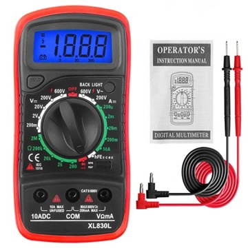 ПРОФЕССИОНАЛЬНЫЙ мультиметр, измеритель потребления тока, цифровой электрический ЖК-тестер