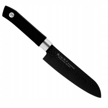 Satake Sword Smith Black Japoński Nóż Kuchenny Santoku Do Warzyw 56HRC 15cm