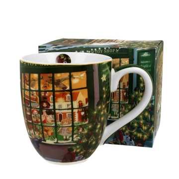 KUBEK ŚWIĄTECZNY 900 ML CHRISTMAS SHOP WINDOW XXL WITRYNA SKLEPOWA