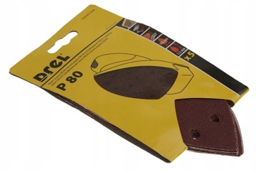 ШЛИФОВАЛЬНАЯ БУМАГА УТЮГ С ЛИПУЧКОЙ 102Х152ММ P80 5ШТ.