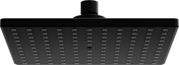 MEXEN D-45 DESZCZOWNICA KWADRAT 20x20 cm CZARNA