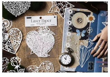 Koronki papierowe 10szt/kpl scrapbooking