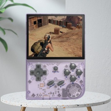 Портативная мобильная игровая консоль в стиле ретро Anbernic RG35XX 64 ГБ IPS фиолетовая