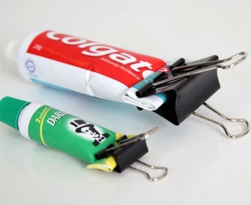 KLIPY BIUROWE DUŻE 51 MM 12 SZTUK MOCNE