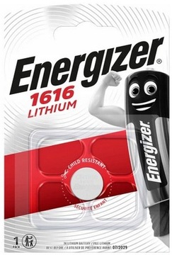 1x Bateria litowa ENERGIZER CR1616 1616 3V - 1szt
