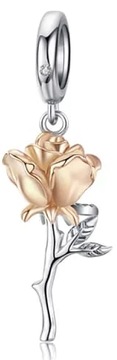 MD charms LUX zawieszka róża w kolorze złota S925