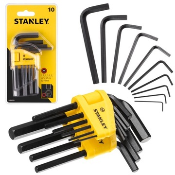 STANLEY 69-253 КЛЮЧИ ШЕСТИГРАННЫЕ IMBUS 1,5-10мм 10 шт.