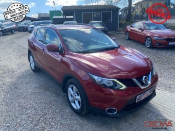 Nissan Qashqai II Crossover 1.2 DIG-T 115KM 2017 Nissan Qashqai 1.2i turbo full opcja ledy kamery 360 skory Navi bezwypadk