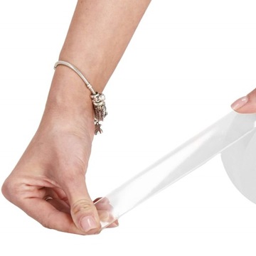 ПРОЧНАЯ ДВУСТОРОННЯЯ ВОДОНЕПРОНИЦАЕМАЯ НАНО ЛЕНТА, МНОГОРАЗОВАЯ, ПРОЗРАЧНАЯ