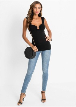 A50177 A15 ЧЕРНАЯ БЛУЗКА НА бретельках 32