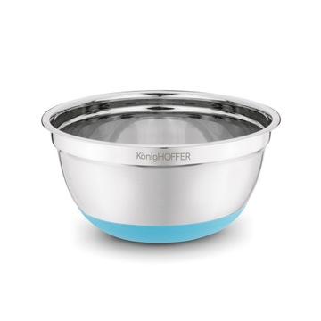 Набор нержавеющих кухонных мисок МЕТАЛЛИЧЕСКАЯ ЧАША для теста, 4 шт.