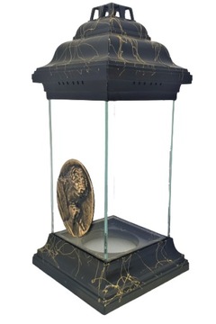 Свеча, часовня, фонарь, оскверненная, художественная, 32 см