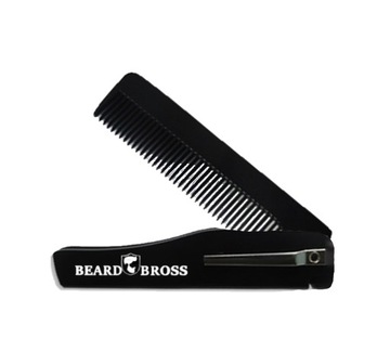 Набор кистей для бороды, расческа, трафарет для бороды