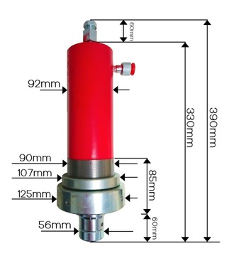 КОМПЛЕКТ 30Т ПНЕВМАТИЧЕСКИЙ НАСОС ГИДРАВЛИЧЕСКИЙ ЦИЛИНДР МАНОМЕТР ПРЕСС 30 ТОНН