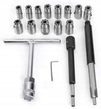 НАБОР ФРЕЗ ДЛЯ СЕДЕЛ ИНЖЕКТОРОВ 17 элементов