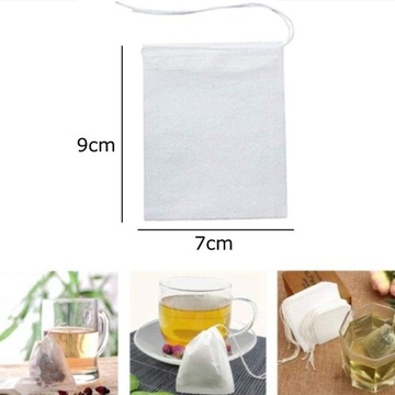 Чайные пакетики с травами Фильтр-пакеты 100 шт 7х9