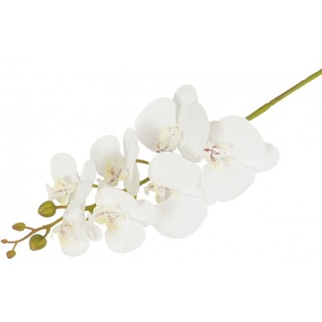STORCZYK ORCHIDEA GAŁĄZKA 7 KWIATÓW 86cm GUMOWY