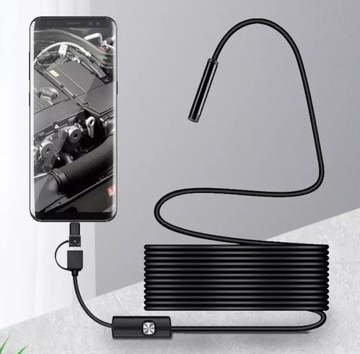 ЭНДОСКОПНАЯ КАМЕРА 6xLED осмотр ПК ANDROID